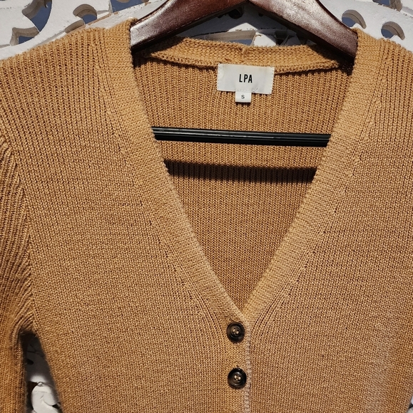 LPA KAVALA MAXI CARDIGAN SWEATER LONG SLEVES FRONT BUTTON WOOL DRESS SZ SMALL - Picture 9 of 12